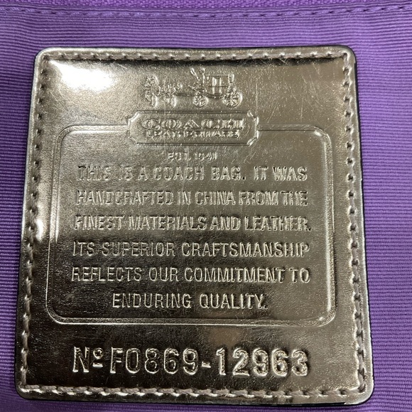 Coach Madison Julianne #12963 EUC - Picture 8 of 12